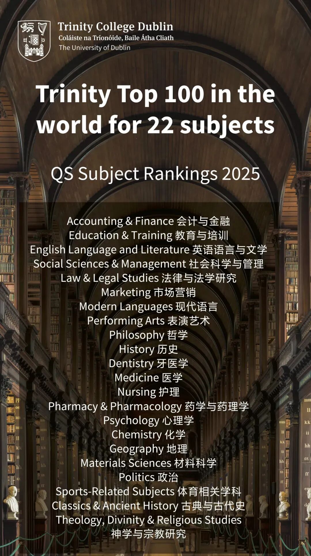 免高考成绩申请|爱尔兰圣三一大学本科预科,普高生冲刺QS75名校跳板 免高考成绩申请|爱尔兰圣三一大学本科预科,普高生冲刺QS75名校跳板