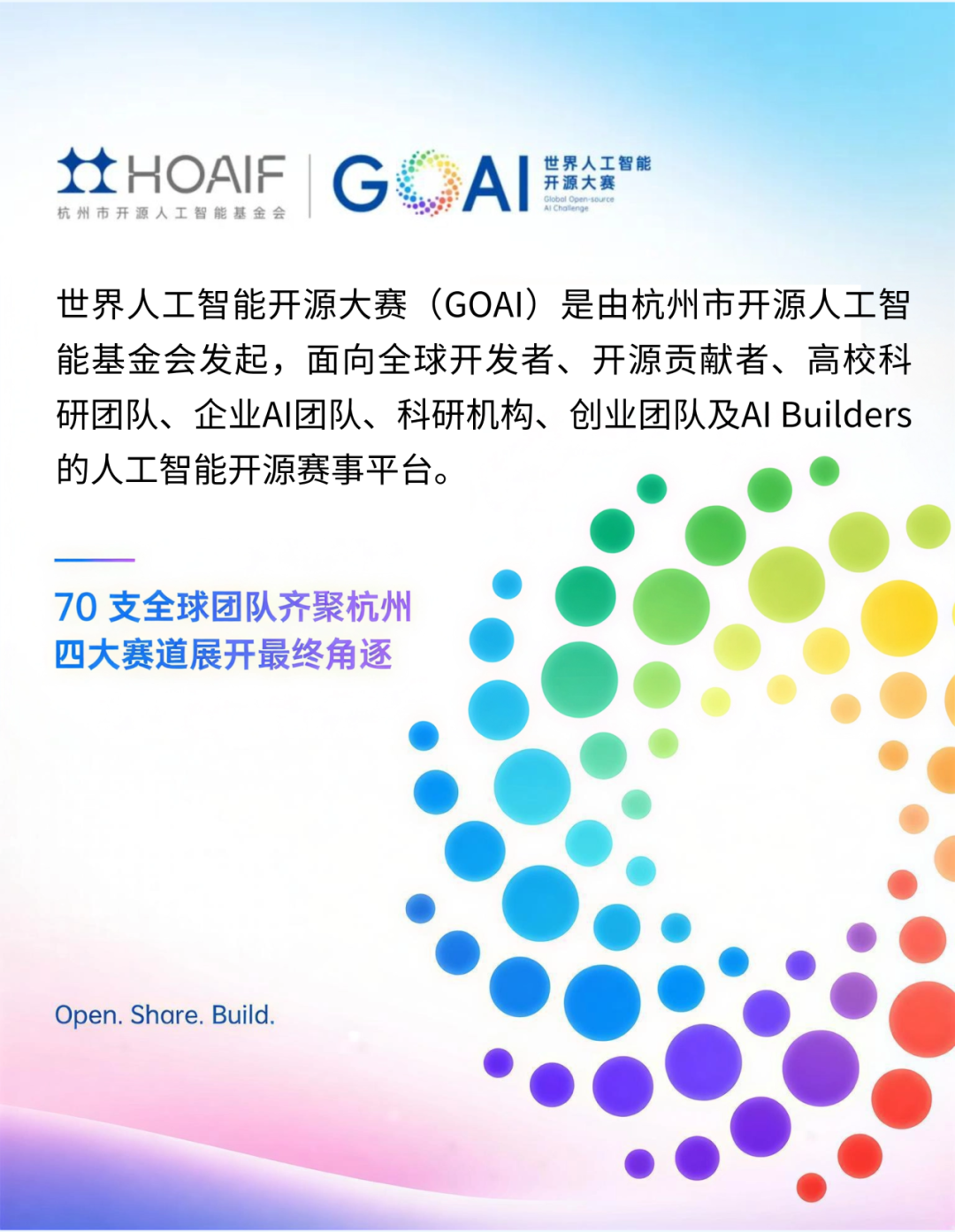 世界人工智能开源大赛(GOAI)杭州圆满举办 世界人工智能开源大赛(GOAI)杭州圆满举办