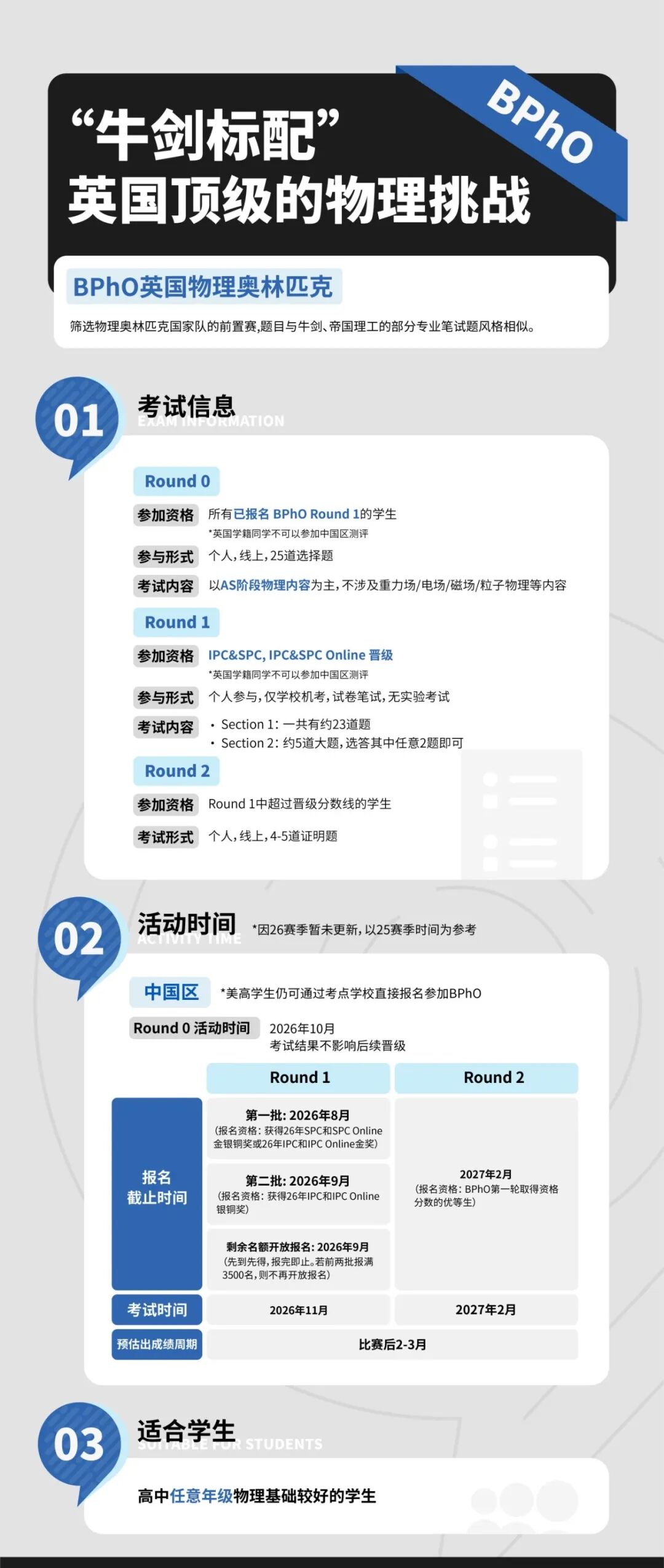 牛剑藤校必备:这些高含金量的国际物理竞赛快准备 牛剑藤校必备:这些高含金量的国际物理竞赛快准备