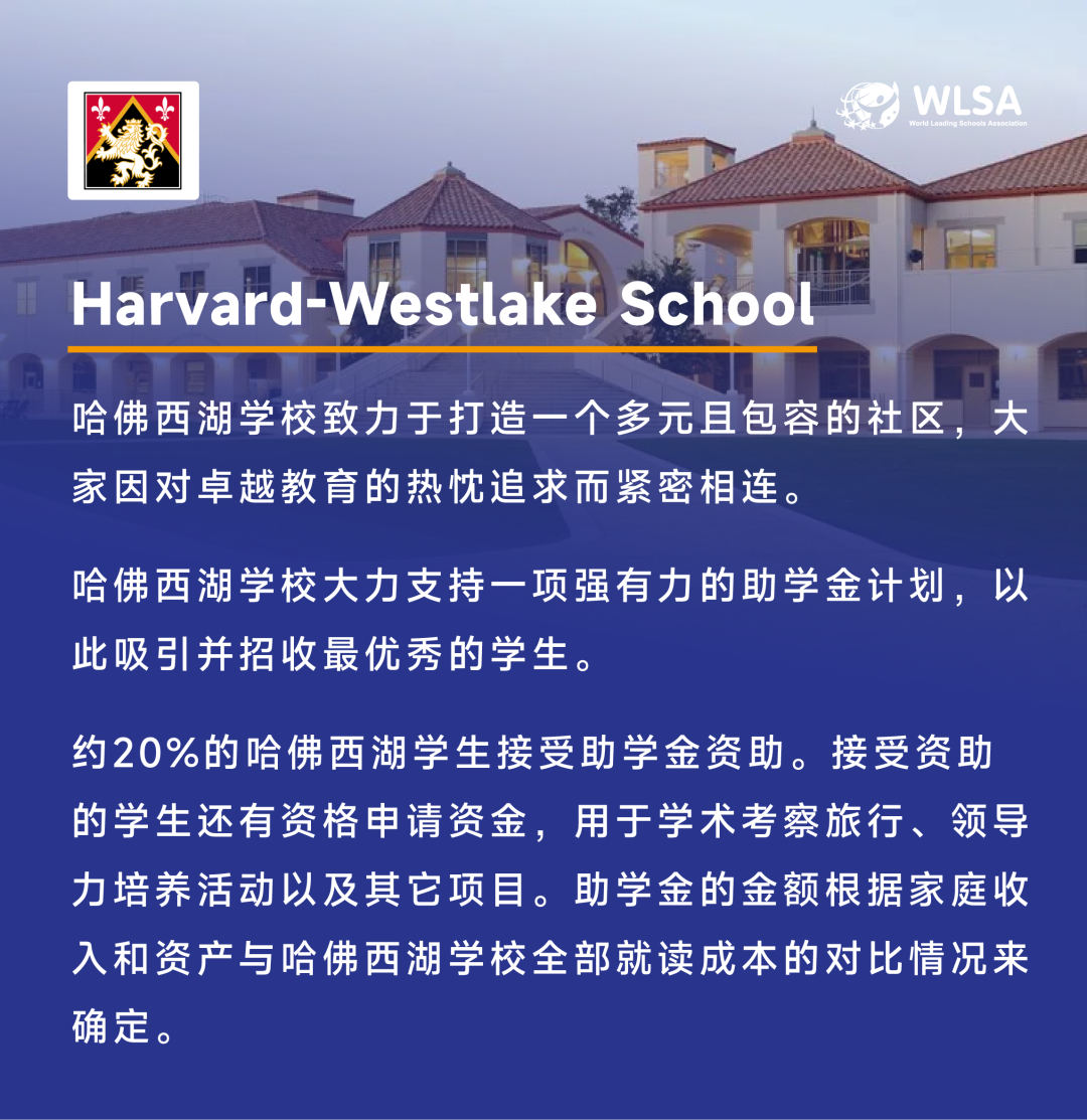 WLSA上海学校奖学金及财政资助政策 WLSA上海学校奖学金及财政资助政策