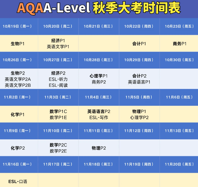 A-Level10月大考倒计时开启，这些重要信息考前要知道