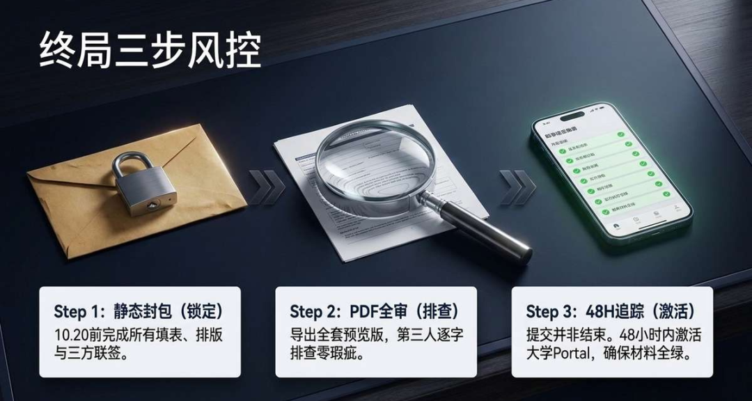 2027Fall 早申 11 月 1 日截止前:9 项必备材料完整核查清单