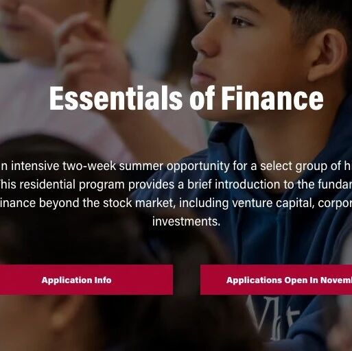 宾大沃顿Essentials of Finance 高中生两周建立金融分析框架