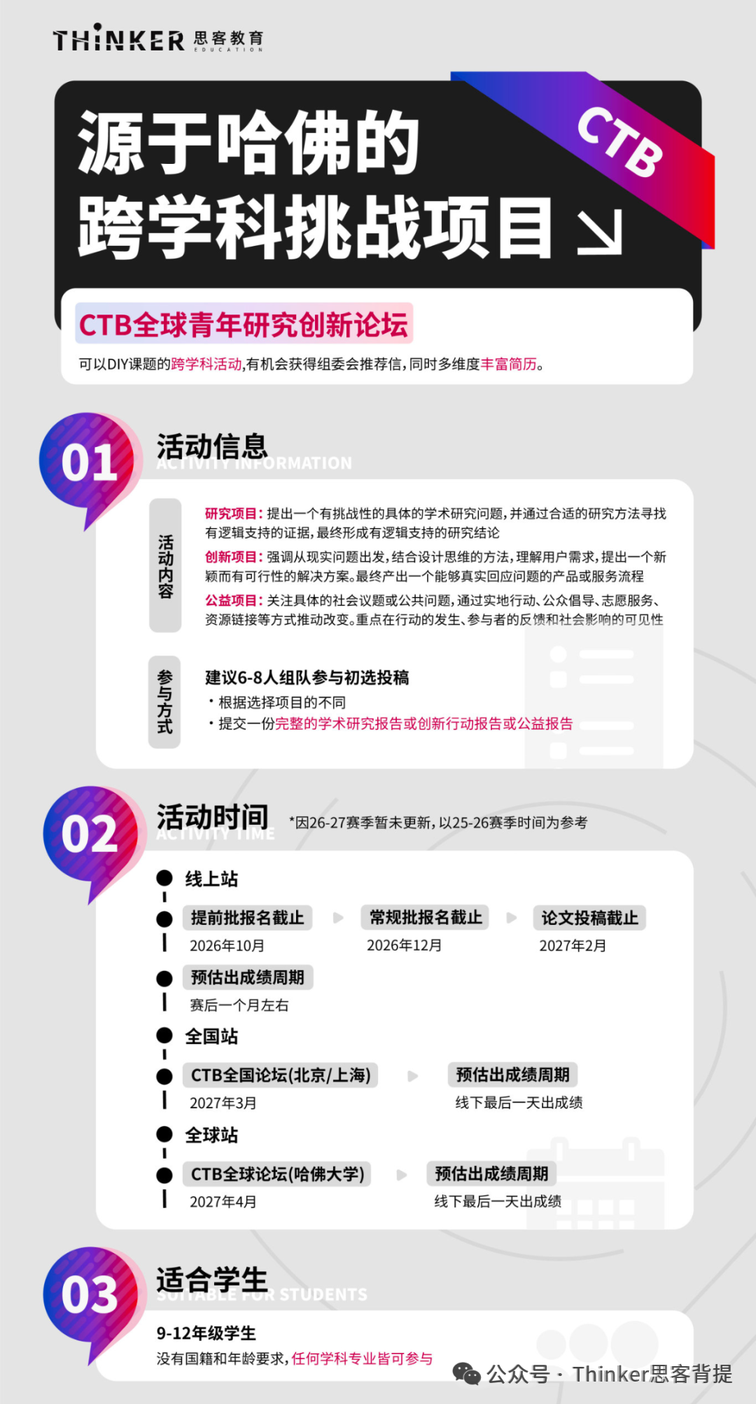 26.10月竞赛月历来啦!众多国际竞赛开赛,9-11年级家长关注 26.10月竞赛月历来啦!众多国际竞赛开赛,9-11年级家长关注