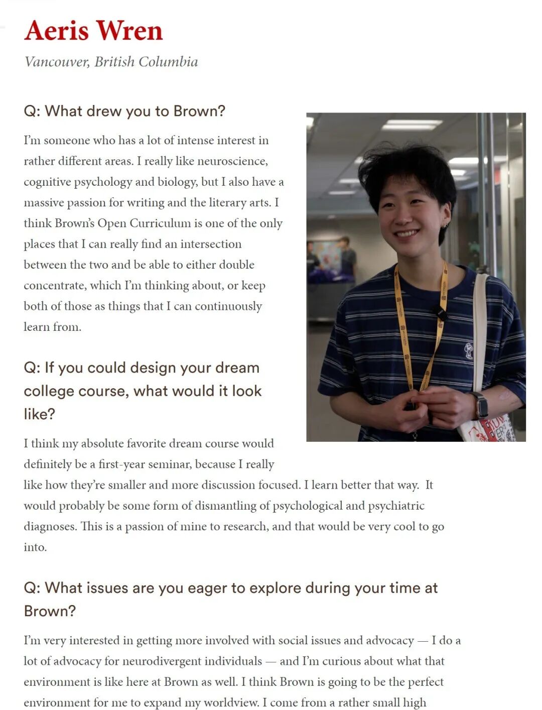 从布朗刚刚录取的5个孩子里，去看布朗录取的规律