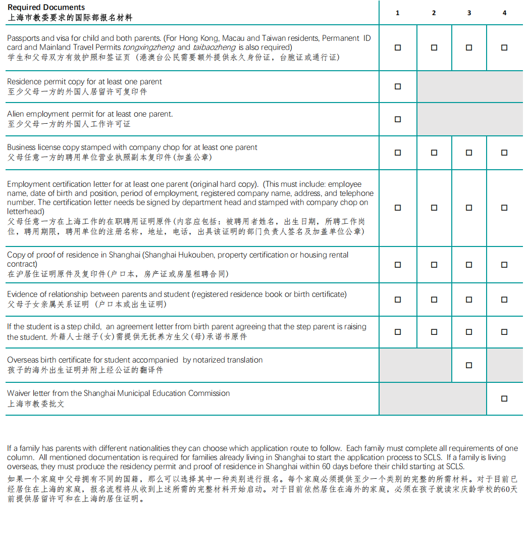 宋庆龄国际部27–28学年招生信息