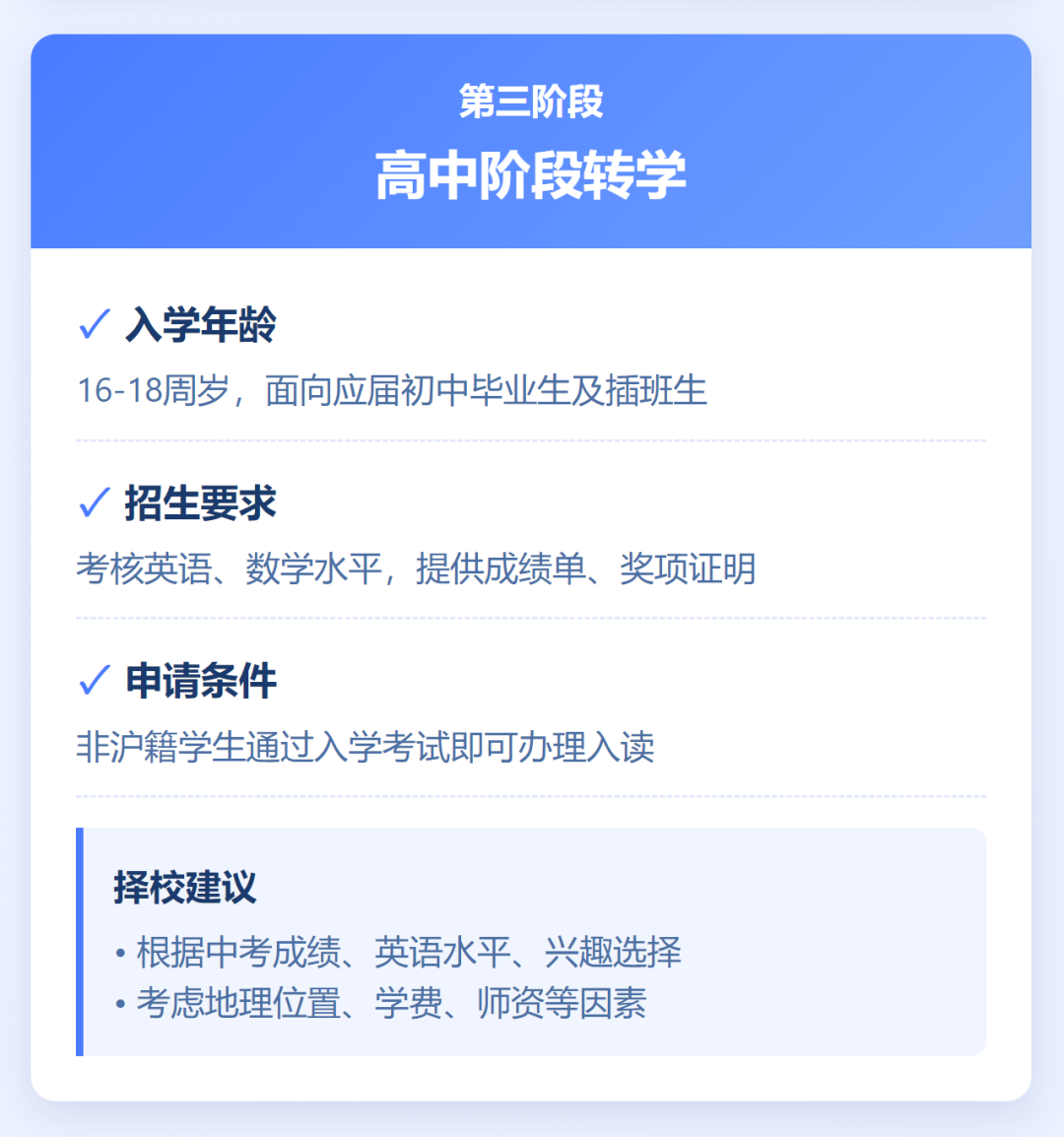 非沪籍学生如何入读上海国际学校？一文读懂外地生转轨指南！