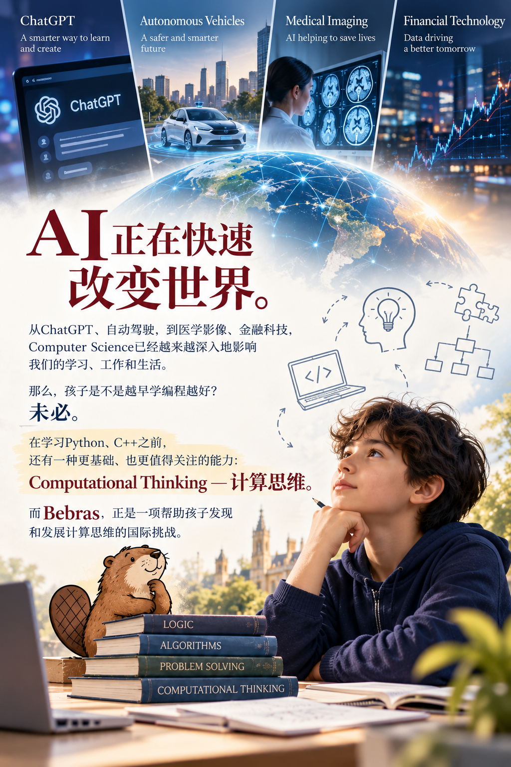 UK Bebras|你的孩子有“像计算机科学家一样思考”的能力吗? UK Bebras|你的孩子有“像计算机科学家一样思考”的能力吗?