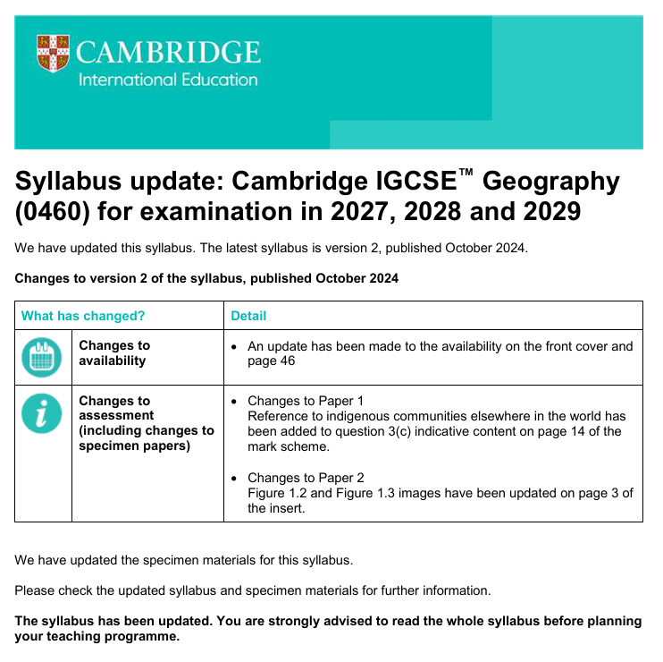 CAIE IGCSE考纲全面焕新升级!2027年首考,G9同学千万别用错教材!